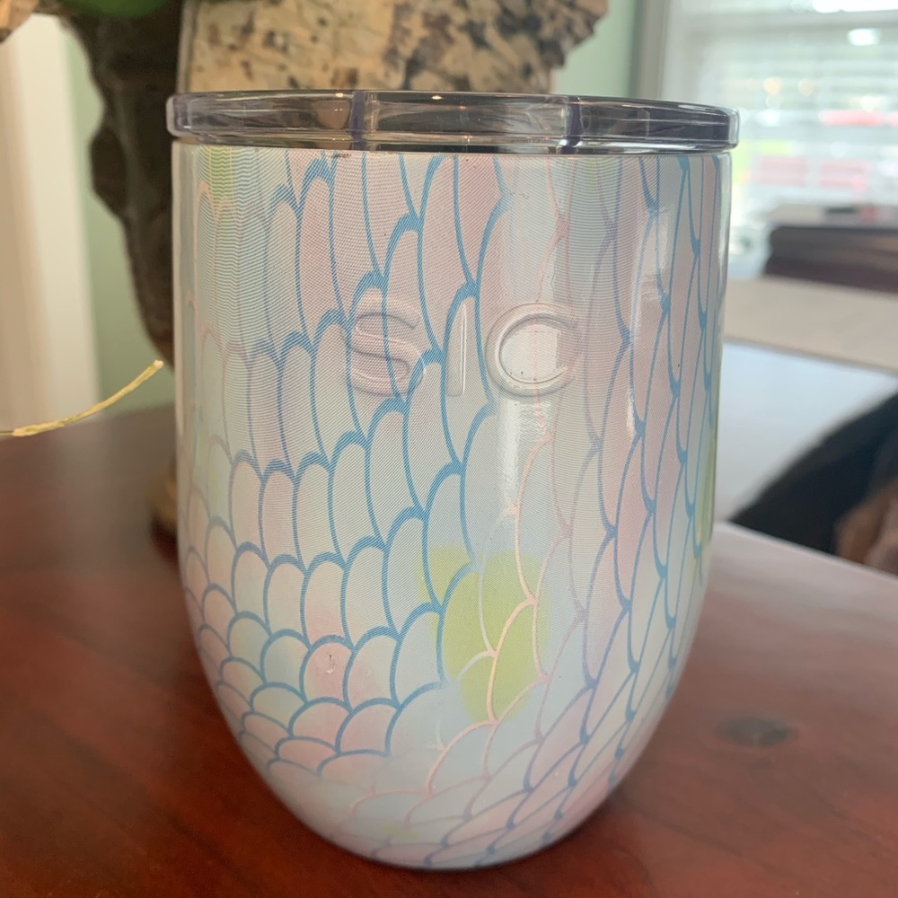 Triple insulated stemless wine glass